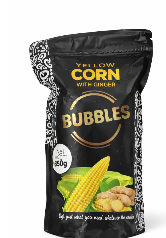 Yellow Ogi with ginger